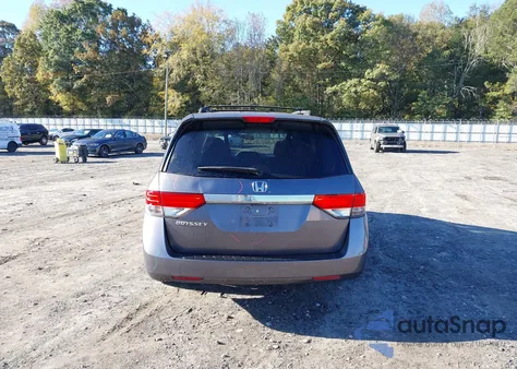 2014 Honda Odyssey Ex z USA, uszkodzony, nr VIN 5FNRL5H42EB008564